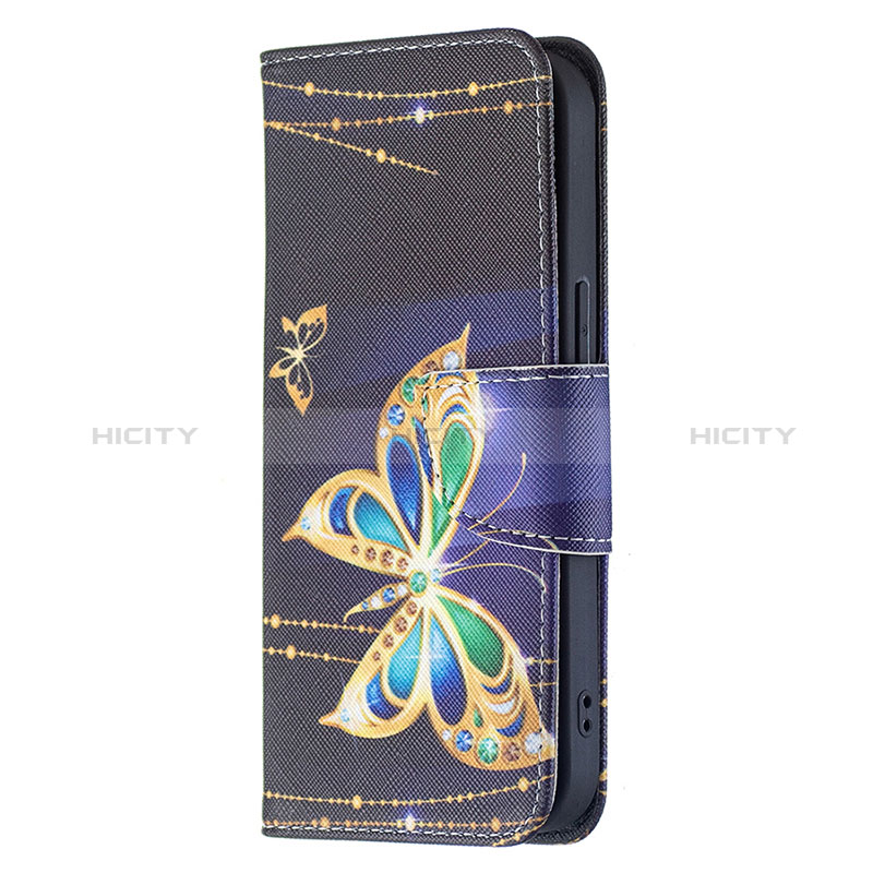 Coque Portefeuille Papillon Livre Cuir Etui Clapet L07 pour Apple iPhone 15 Plus Mixte Plus