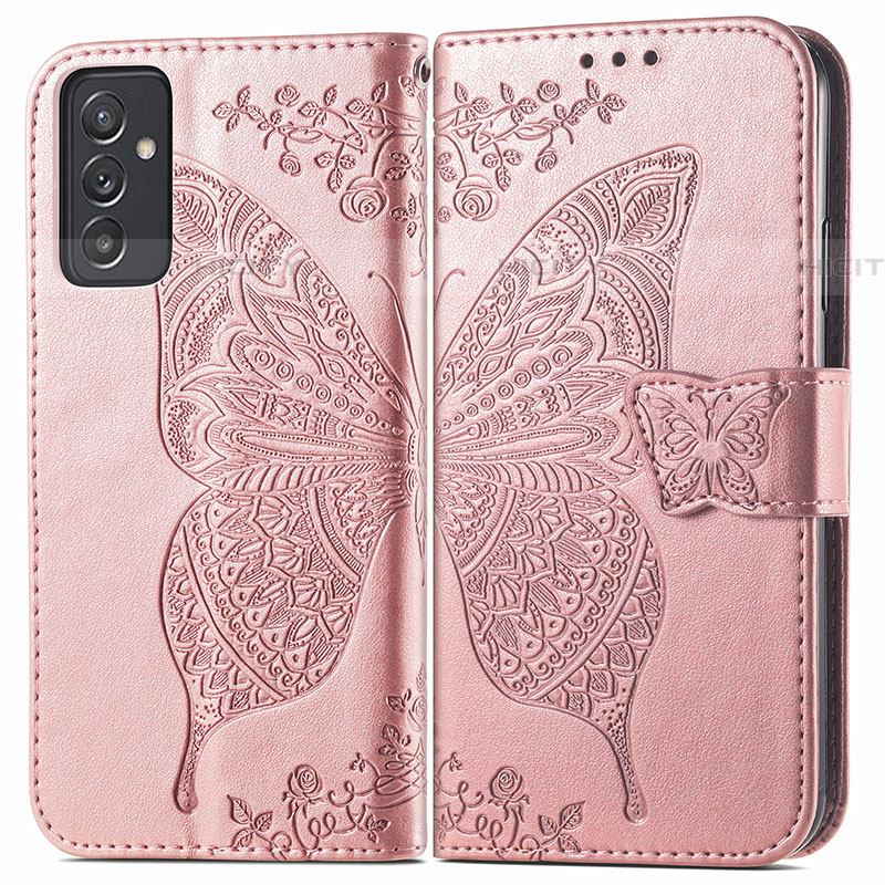 Coque Portefeuille Papillon Livre Cuir Etui Clapet pour Samsung Galaxy A05s Plus