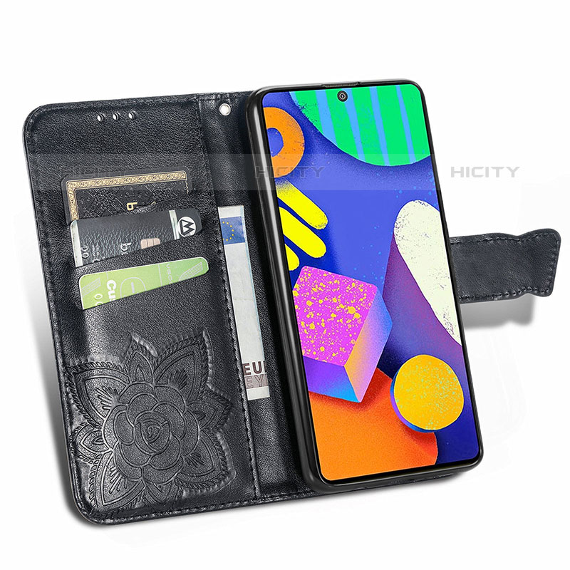 Coque Portefeuille Papillon Livre Cuir Etui Clapet pour Samsung Galaxy M62 4G Plus