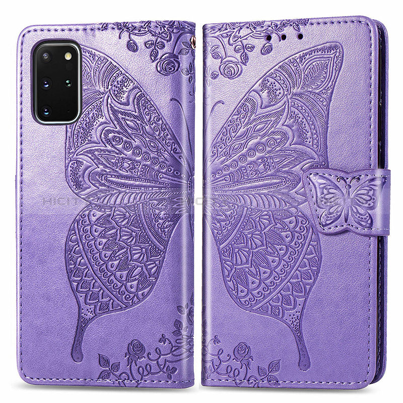 Coque Portefeuille Papillon Livre Cuir Etui Clapet pour Samsung Galaxy S20 Plus 5G Plus