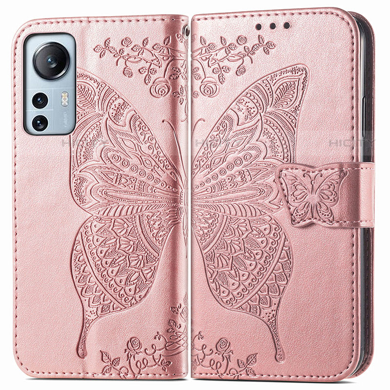 Coque Portefeuille Papillon Livre Cuir Etui Clapet pour Xiaomi Mi 12 Lite 5G Plus