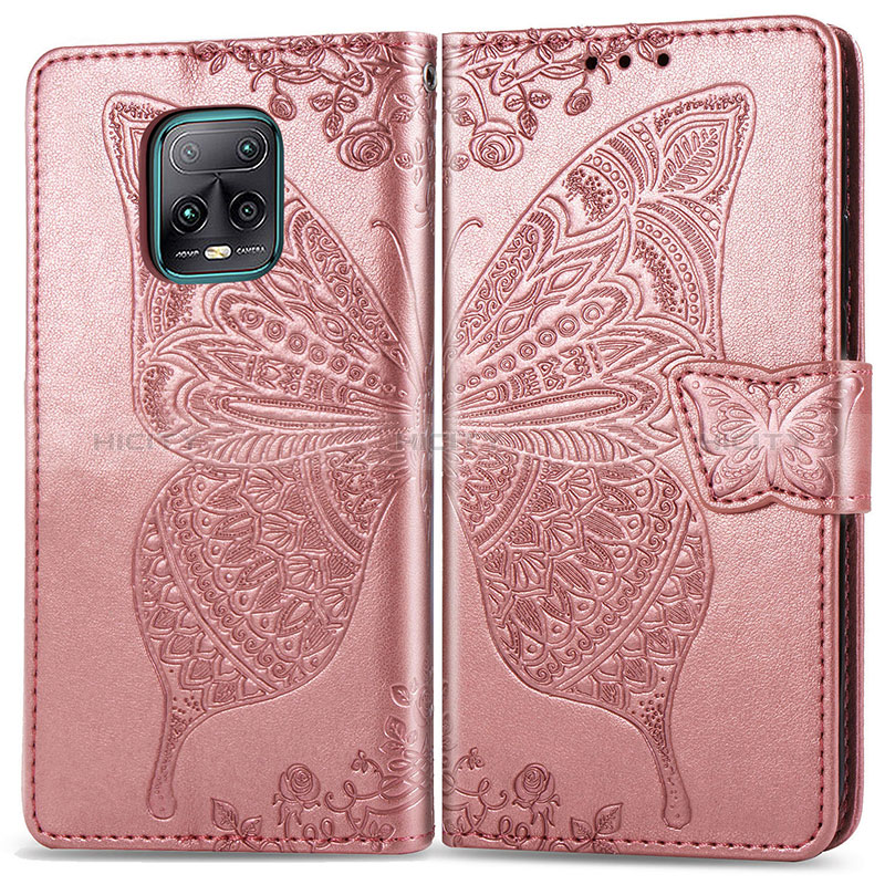 Coque Portefeuille Papillon Livre Cuir Etui Clapet pour Xiaomi Redmi 10X 5G Plus