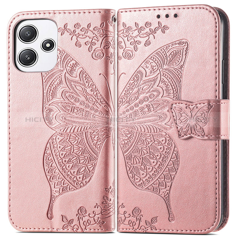 Coque Portefeuille Papillon Livre Cuir Etui Clapet pour Xiaomi Redmi 12 5G Plus
