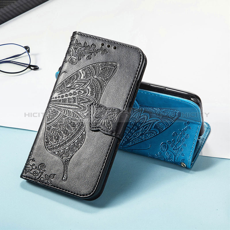 Coque Portefeuille Papillon Livre Cuir Etui Clapet S01D pour Samsung Galaxy XCover 6 Pro 5G Plus