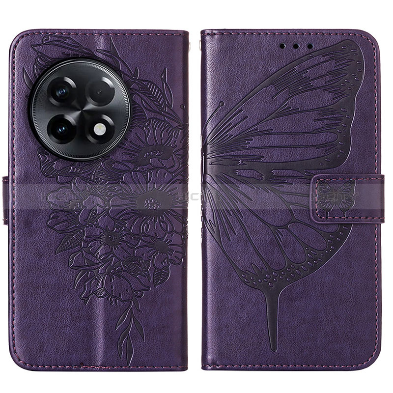 Coque Portefeuille Papillon Livre Cuir Etui Clapet Y01B pour OnePlus Ace 2 5G Plus