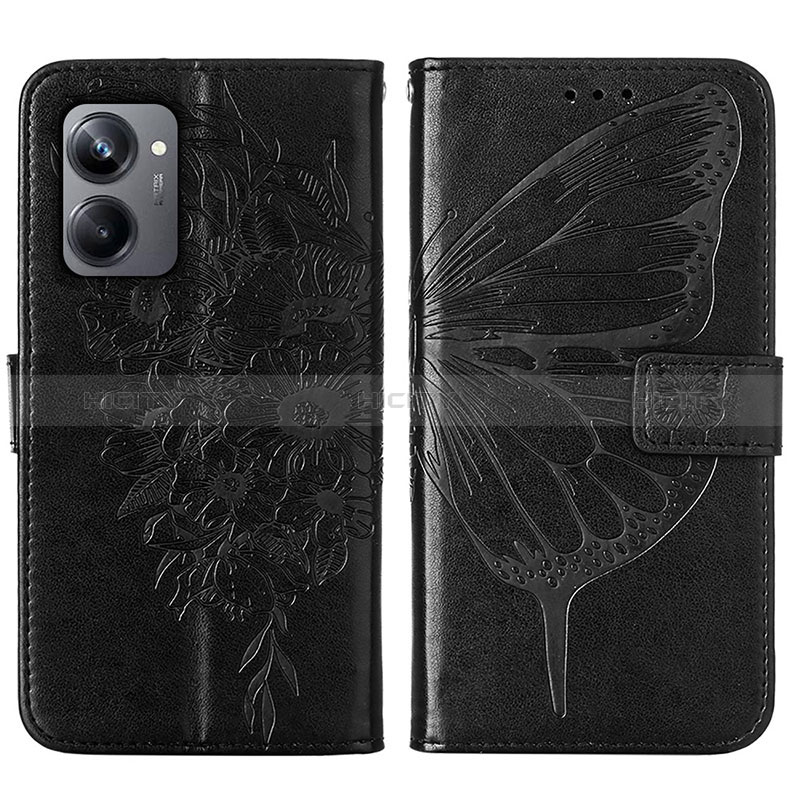 Coque Portefeuille Papillon Livre Cuir Etui Clapet Y01B pour Realme 10 Pro 5G Plus