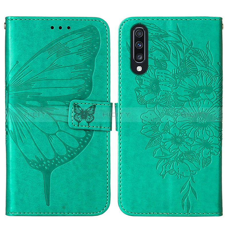 Coque Portefeuille Papillon Livre Cuir Etui Clapet Y01B pour Samsung Galaxy A50 Plus