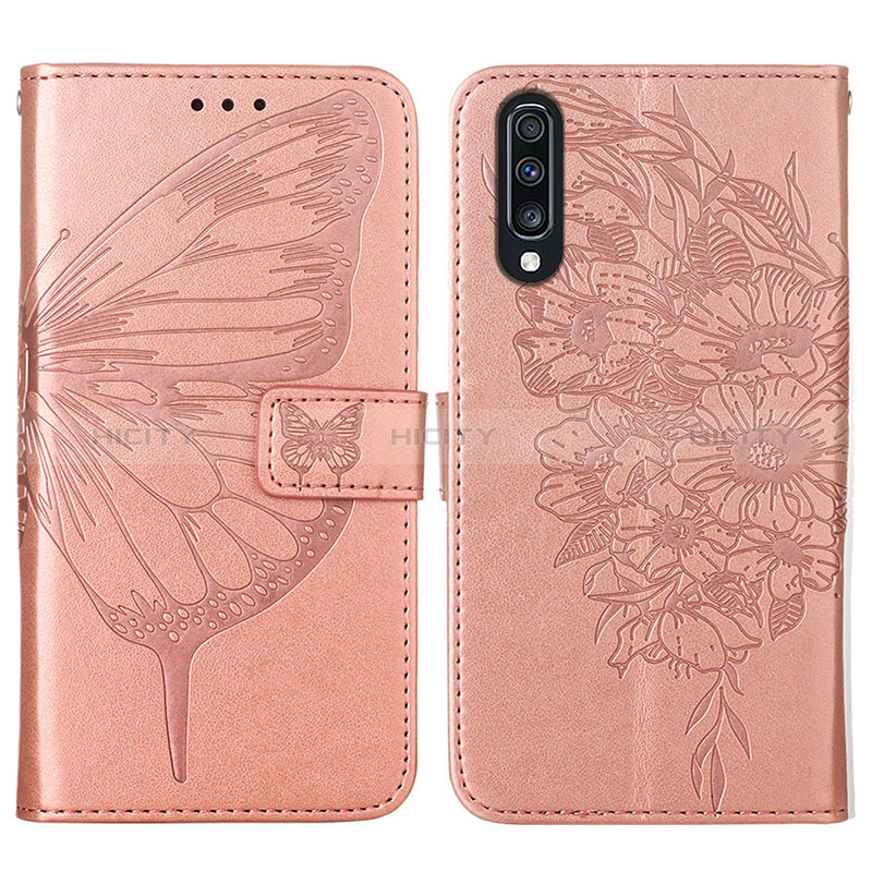 Coque Portefeuille Papillon Livre Cuir Etui Clapet Y01B pour Samsung Galaxy A50S Plus
