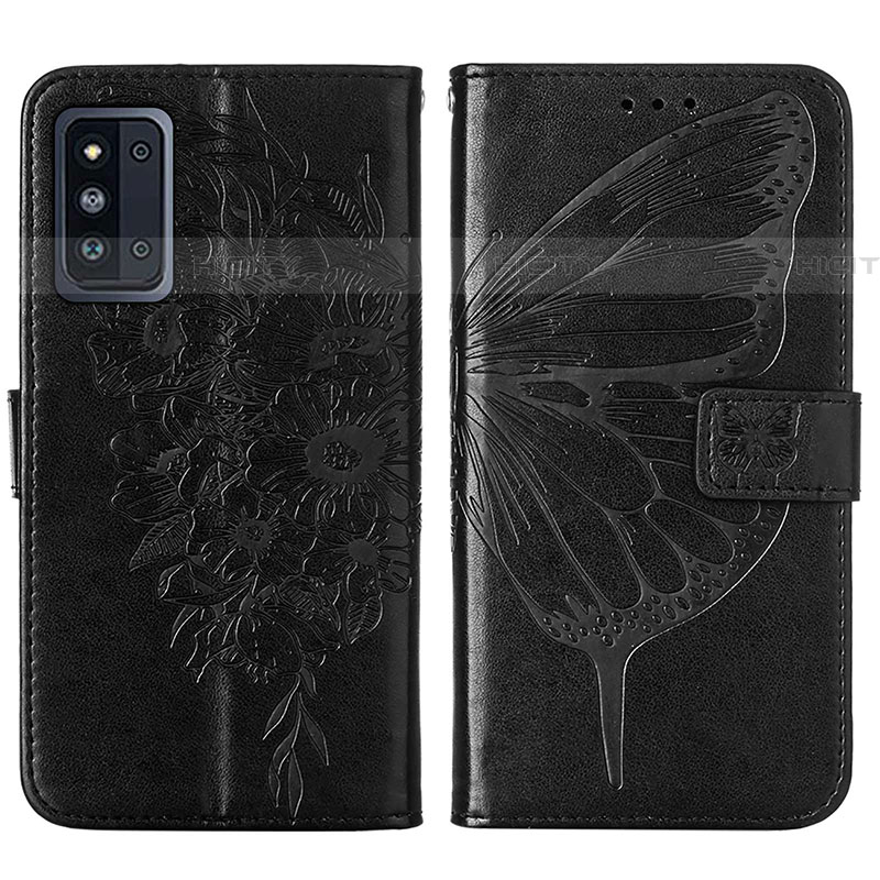 Coque Portefeuille Papillon Livre Cuir Etui Clapet Y01B pour Samsung Galaxy F52 5G Plus