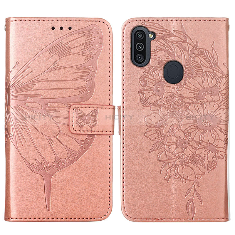Coque Portefeuille Papillon Livre Cuir Etui Clapet Y01B pour Samsung Galaxy M11 Plus