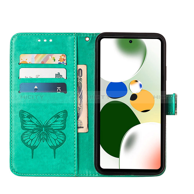 Coque Portefeuille Papillon Livre Cuir Etui Clapet YB2 pour Xiaomi Poco X5 Pro 5G Plus