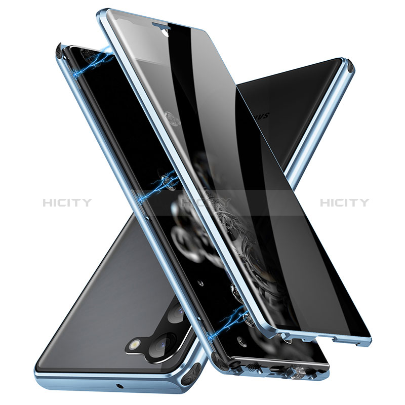 Coque Rebord Bumper Luxe Aluminum Metal Miroir 360 Degres Housse Etui Aimant LK1 pour Samsung Galaxy S23 Plus 5G Plus