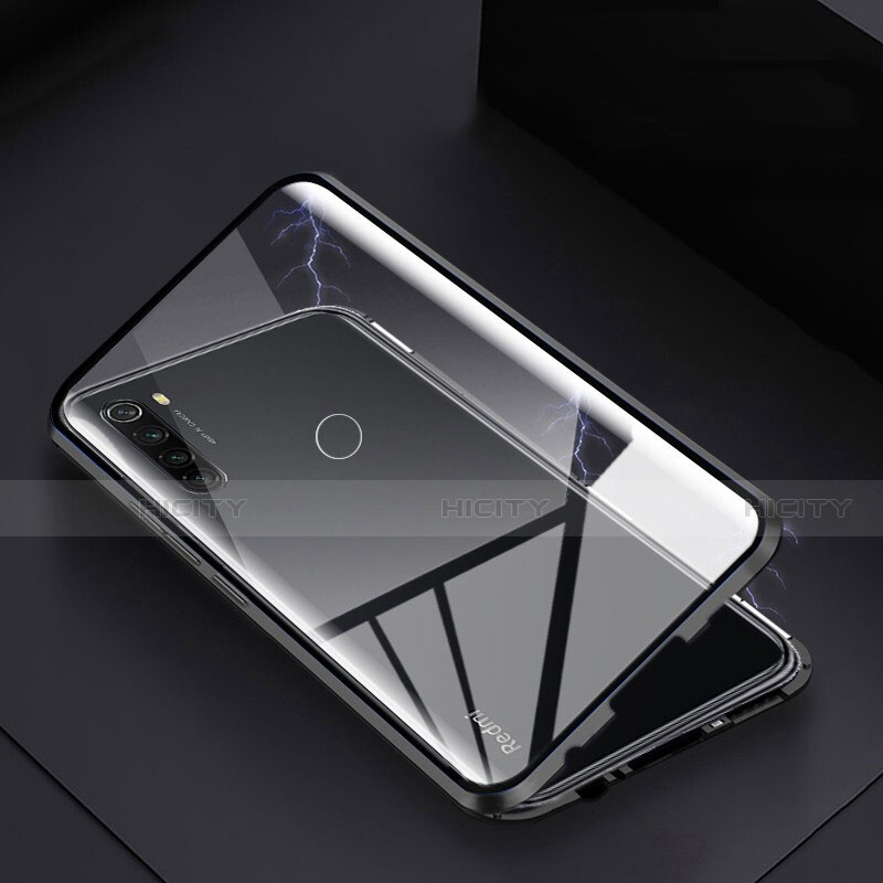 Coque Rebord Bumper Luxe Aluminum Metal Miroir 360 Degres Housse Etui Aimant M01 pour Xiaomi Redmi Note 8 (2021) Plus