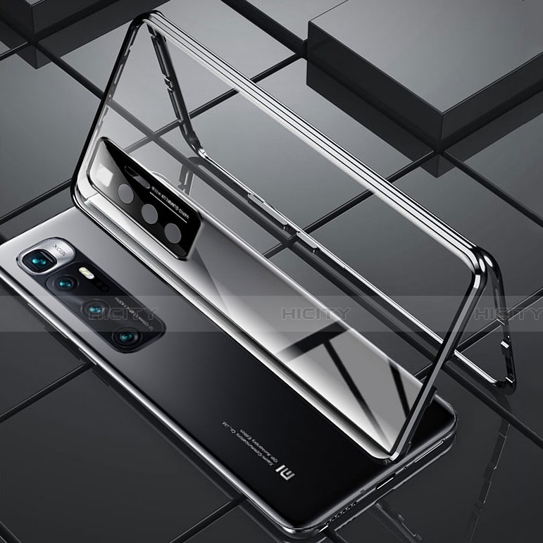 Coque Rebord Bumper Luxe Aluminum Metal Miroir 360 Degres Housse Etui Aimant M02 pour Xiaomi Mi 10 Ultra Plus