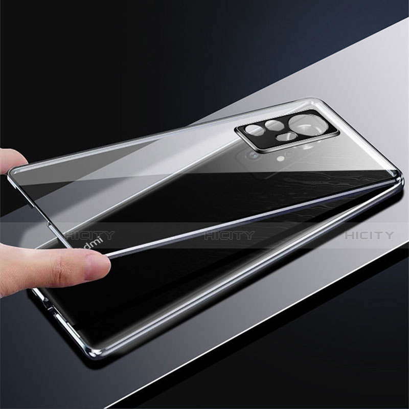 Coque Rebord Bumper Luxe Aluminum Metal Miroir 360 Degres Housse Etui Aimant M02 pour Xiaomi Mi 12 5G Plus
