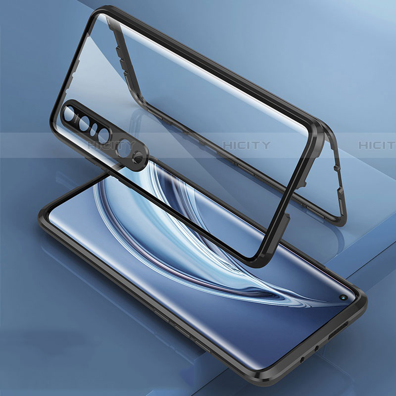 Coque Rebord Bumper Luxe Aluminum Metal Miroir 360 Degres Housse Etui Aimant M06 pour Xiaomi Mi 10 Pro Plus