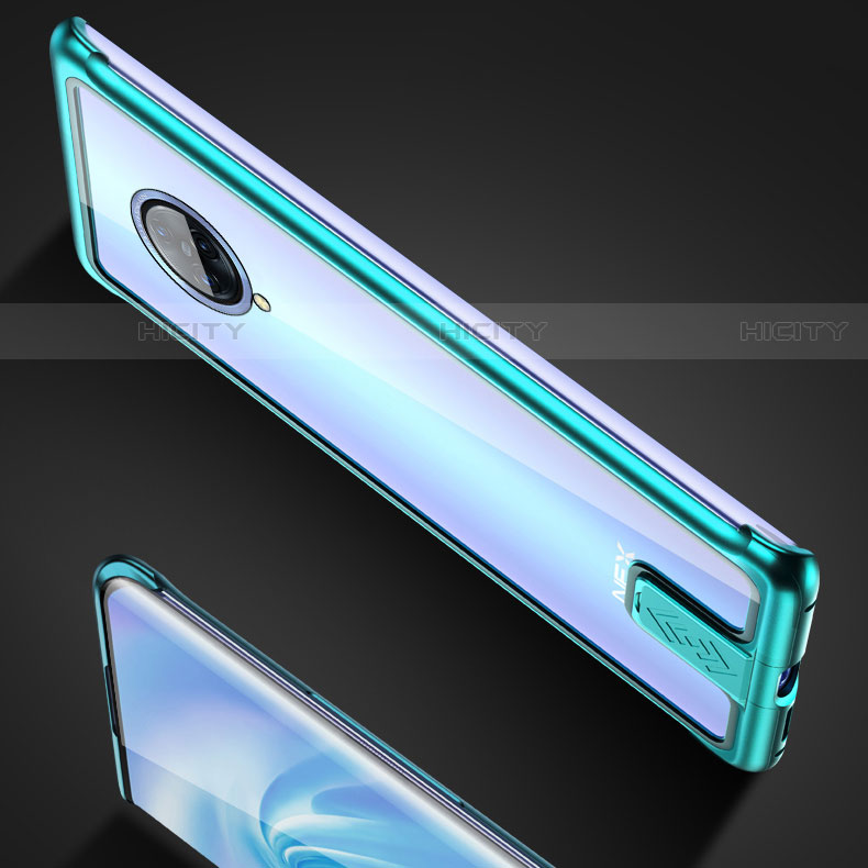 Coque Rebord Bumper Luxe Aluminum Metal Miroir 360 Degres Housse Etui Aimant M07 pour Vivo Nex 3 5G Plus