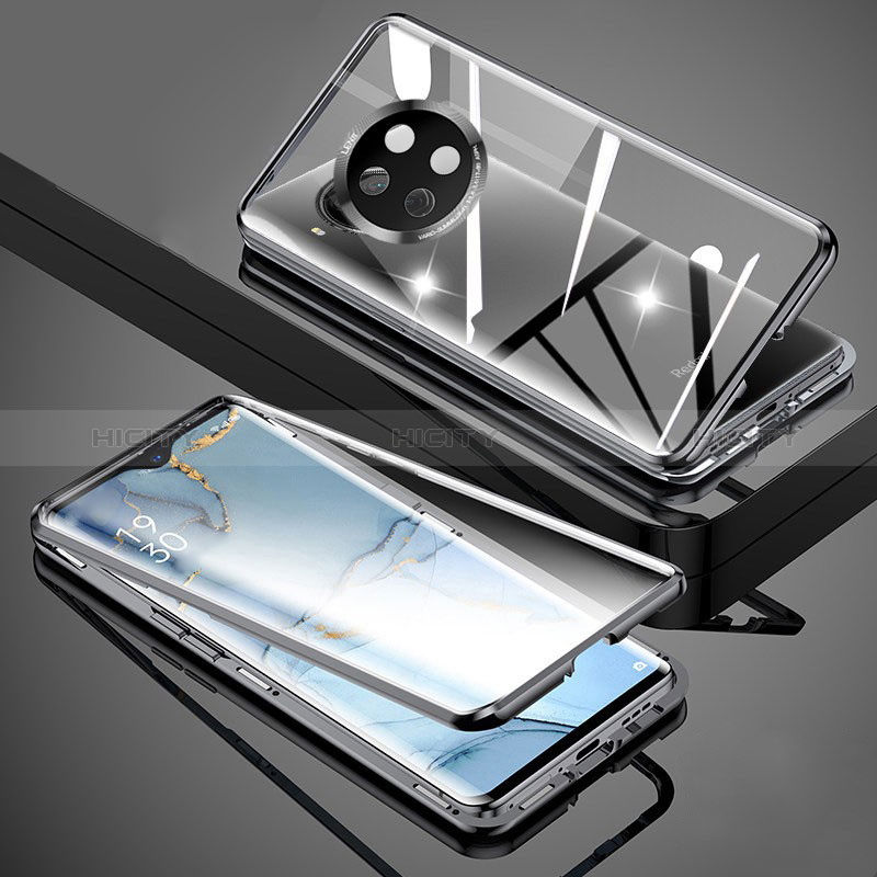 Coque Rebord Bumper Luxe Aluminum Metal Miroir 360 Degres Housse Etui Aimant P02 pour Xiaomi Mi 10T Lite 5G Plus