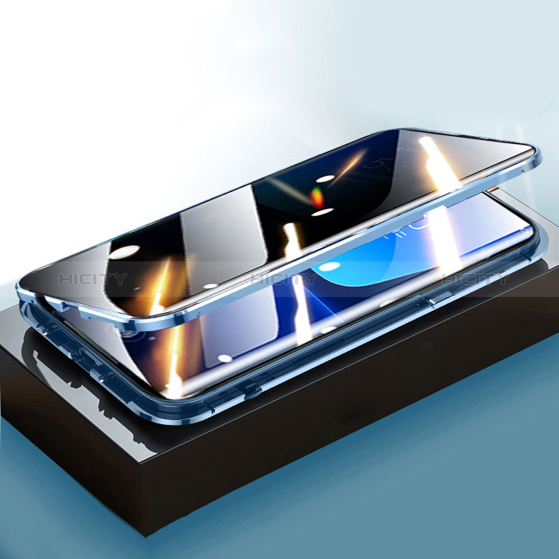 Coque Rebord Bumper Luxe Aluminum Metal Miroir 360 Degres Housse Etui Aimant P03 pour Xiaomi Mi 13 Pro 5G Plus