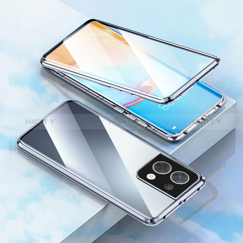 Coque Rebord Bumper Luxe Aluminum Metal Miroir 360 Degres Housse Etui Aimant pour OnePlus Nord 3 5G Plus