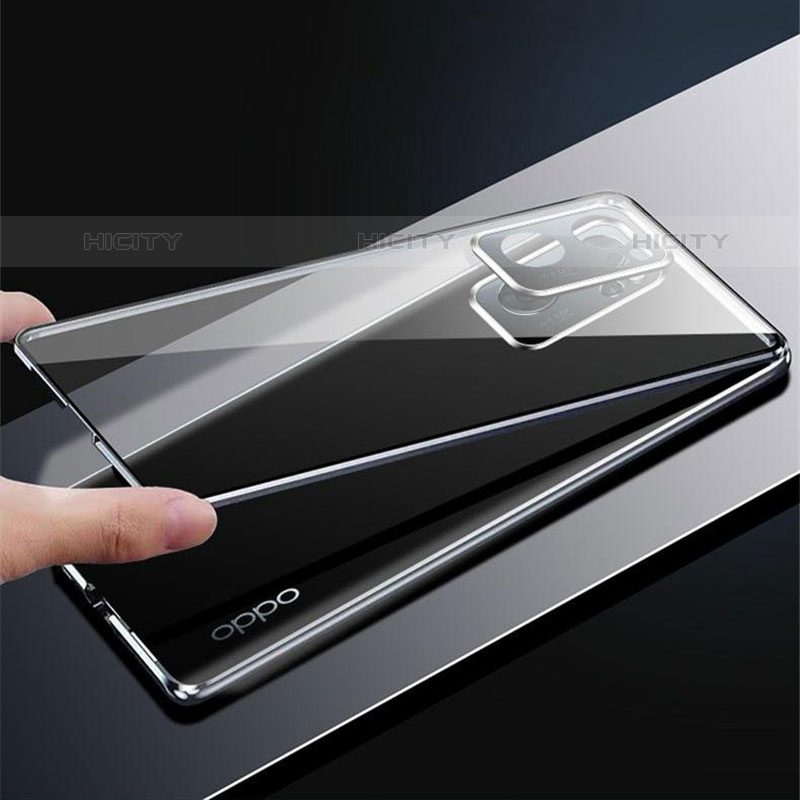 Coque Rebord Bumper Luxe Aluminum Metal Miroir 360 Degres Housse Etui Aimant pour OnePlus Nord N300 5G Plus