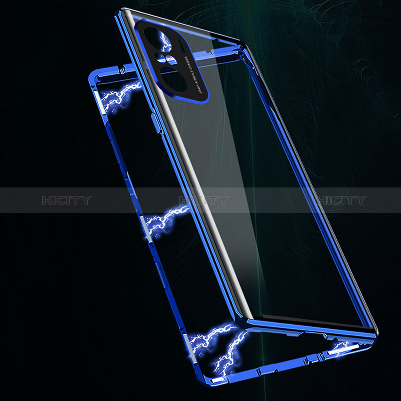 Coque Rebord Bumper Luxe Aluminum Metal Miroir 360 Degres Housse Etui Aimant pour Xiaomi Mi 11X Pro 5G Plus