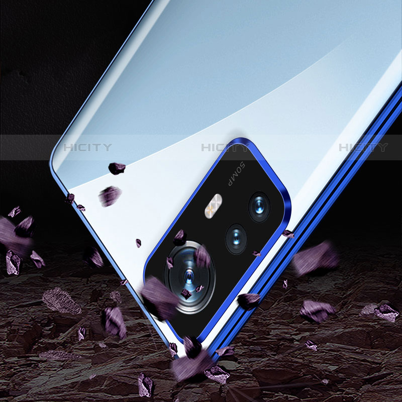 Coque Rebord Bumper Luxe Aluminum Metal Miroir 360 Degres Housse Etui Aimant pour Xiaomi Mi 12S Pro 5G Plus
