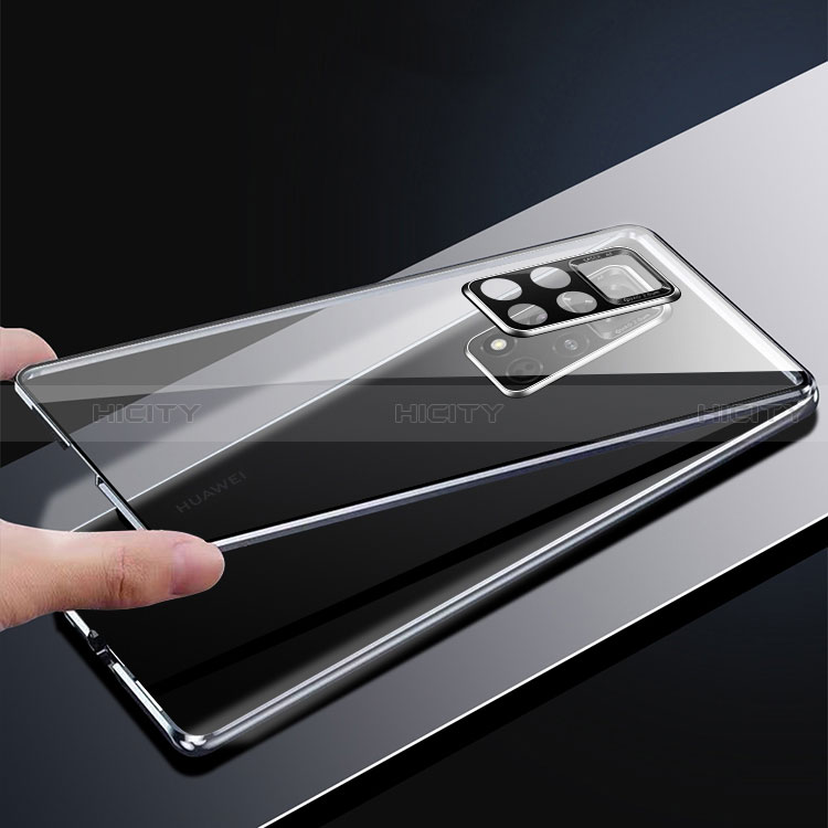 Coque Rebord Bumper Luxe Aluminum Metal Miroir 360 Degres Housse Etui Aimant pour Xiaomi Redmi Note 11 4G (2022) Plus