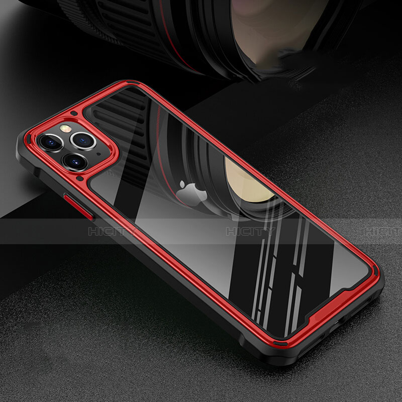 Coque Rebord Bumper Luxe Aluminum Metal Miroir 360 Degres Housse Etui Aimant T03 pour Apple iPhone 11 Pro Max Plus