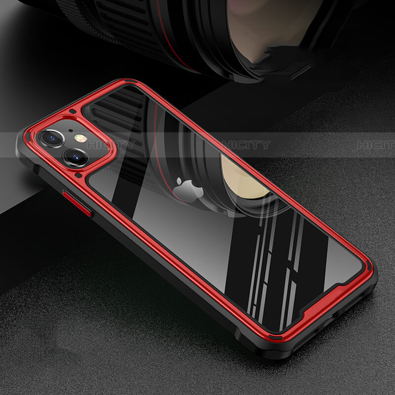Coque Rebord Bumper Luxe Aluminum Metal Miroir 360 Degres Housse Etui Aimant T05 pour Apple iPhone 11 Plus