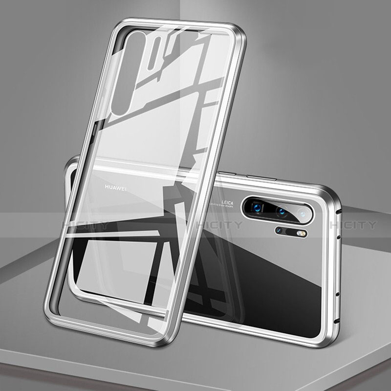 Coque Rebord Bumper Luxe Aluminum Metal Miroir 360 Degres Housse Etui Aimant T05 pour Huawei P30 Pro New Edition Plus