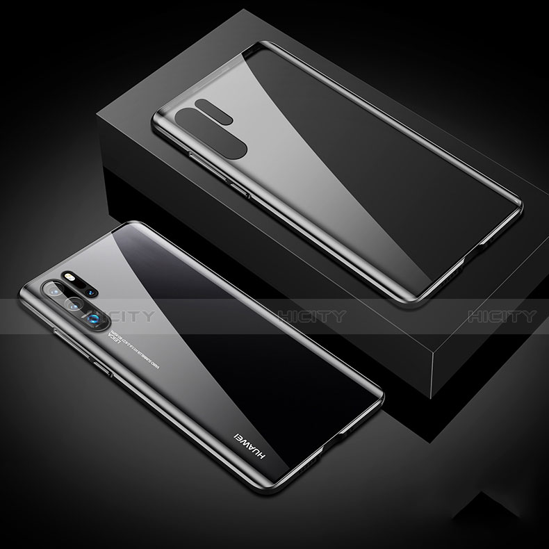 Coque Rebord Bumper Luxe Aluminum Metal Miroir 360 Degres Housse Etui Aimant T07 pour Huawei P30 Pro New Edition Plus