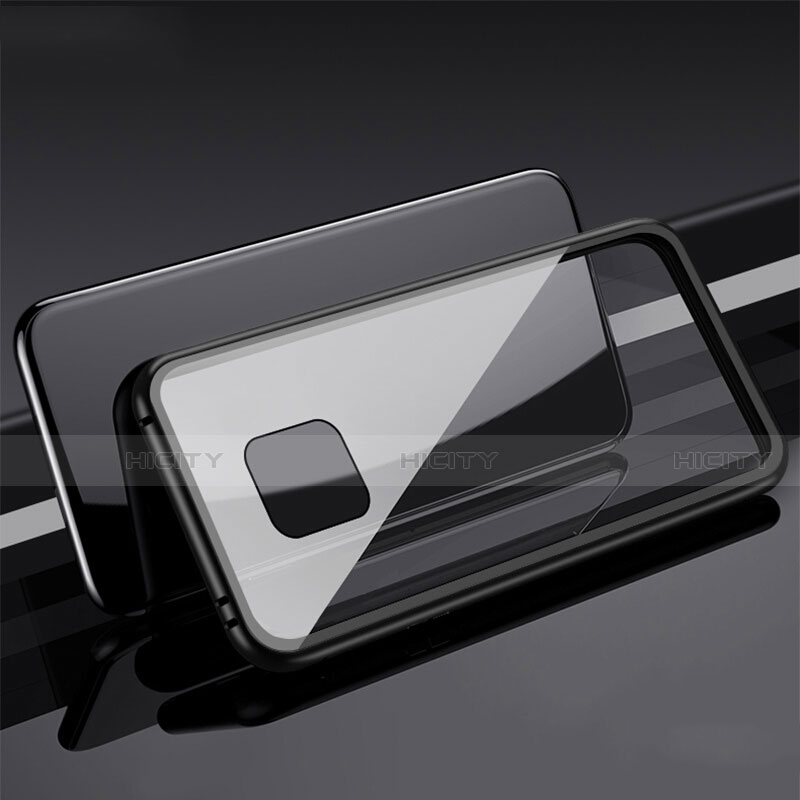Coque Rebord Bumper Luxe Aluminum Metal Miroir 360 Degres Housse Etui Aimant T08 pour Huawei Mate 20 Pro Plus