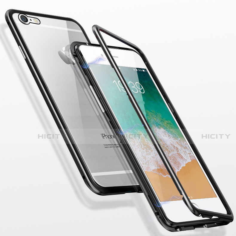 Coque Rebord Bumper Luxe Aluminum Metal Miroir 360 Degres Housse Etui M01 pour Apple iPhone 6 Plus