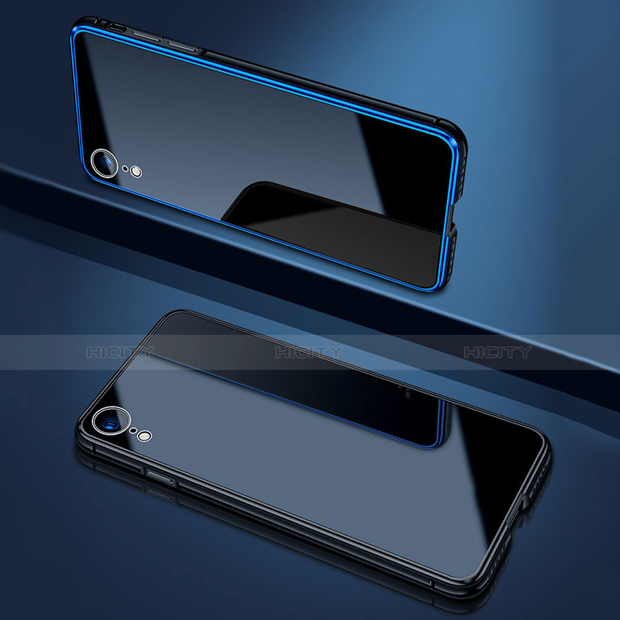 Coque Rebord Bumper Luxe Aluminum Metal Miroir 360 Degres Housse Etui M01 pour Apple iPhone XR Plus