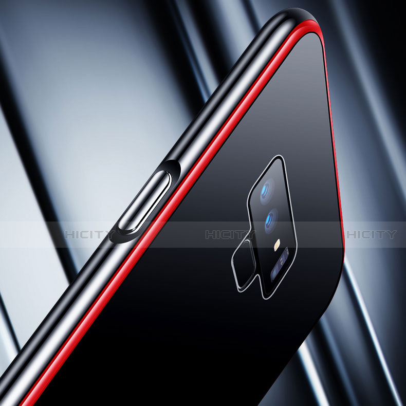 Coque Rebord Bumper Luxe Aluminum Metal Miroir 360 Degres Housse Etui pour Samsung Galaxy Note 9 Plus
