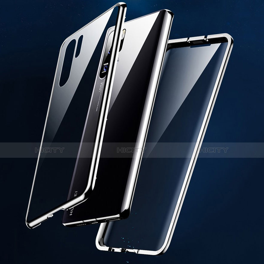 Coque Rebord Bumper Luxe Aluminum Metal Miroir Housse Etui M01 pour Huawei P30 Pro Plus