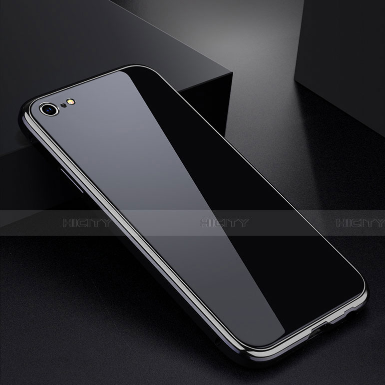 Coque Rebord Bumper Luxe Aluminum Metal Miroir Housse Etui pour Apple iPhone 6 Plus Argent Plus