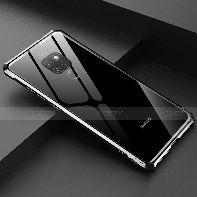 Coque Rebord Bumper Luxe Aluminum Metal Miroir Housse Etui pour Huawei Mate 20 Plus