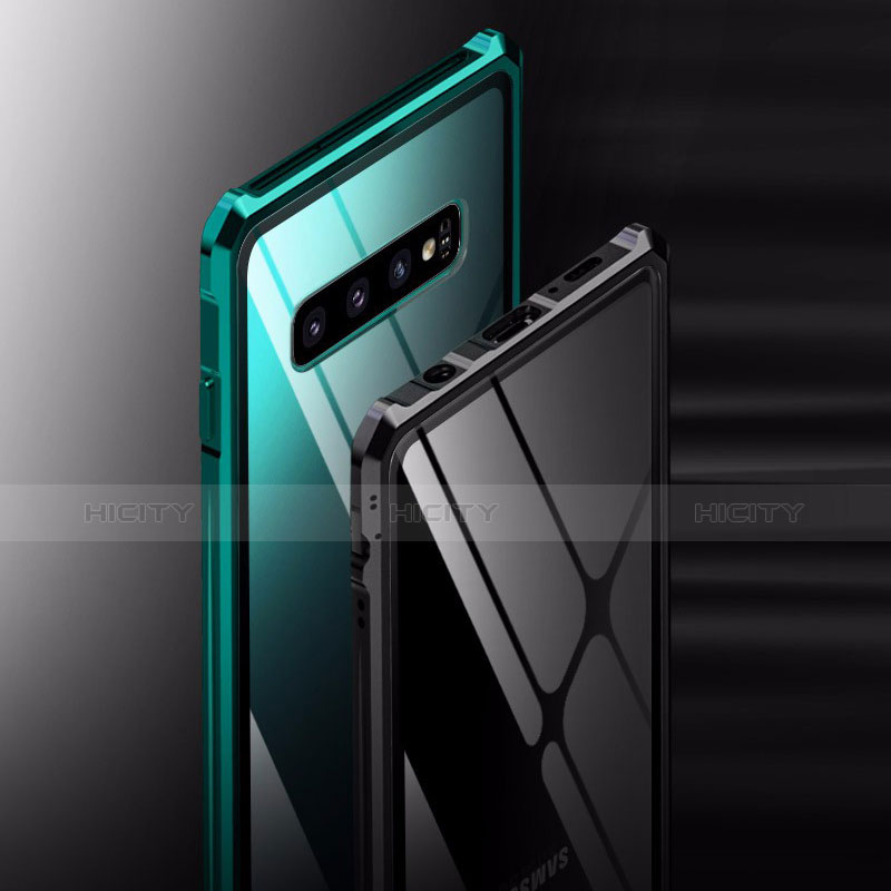 Coque Rebord Bumper Luxe Aluminum Metal Miroir Housse Etui pour Samsung Galaxy S10 Plus Plus
