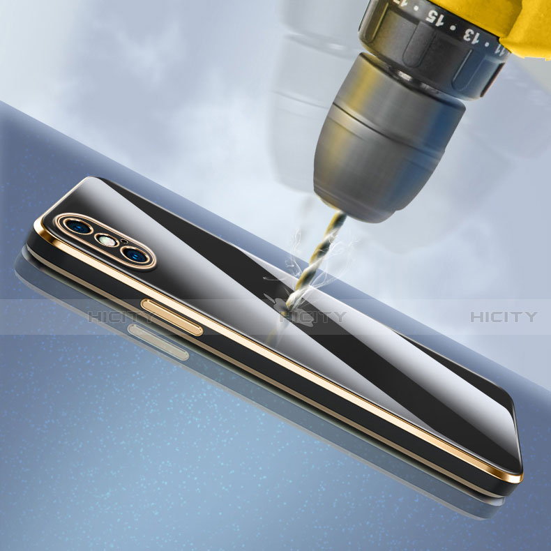 Coque Rebord Contour Silicone et Vitre Luxe Transparente Miroir Housse Etui pour Apple iPhone XR Plus