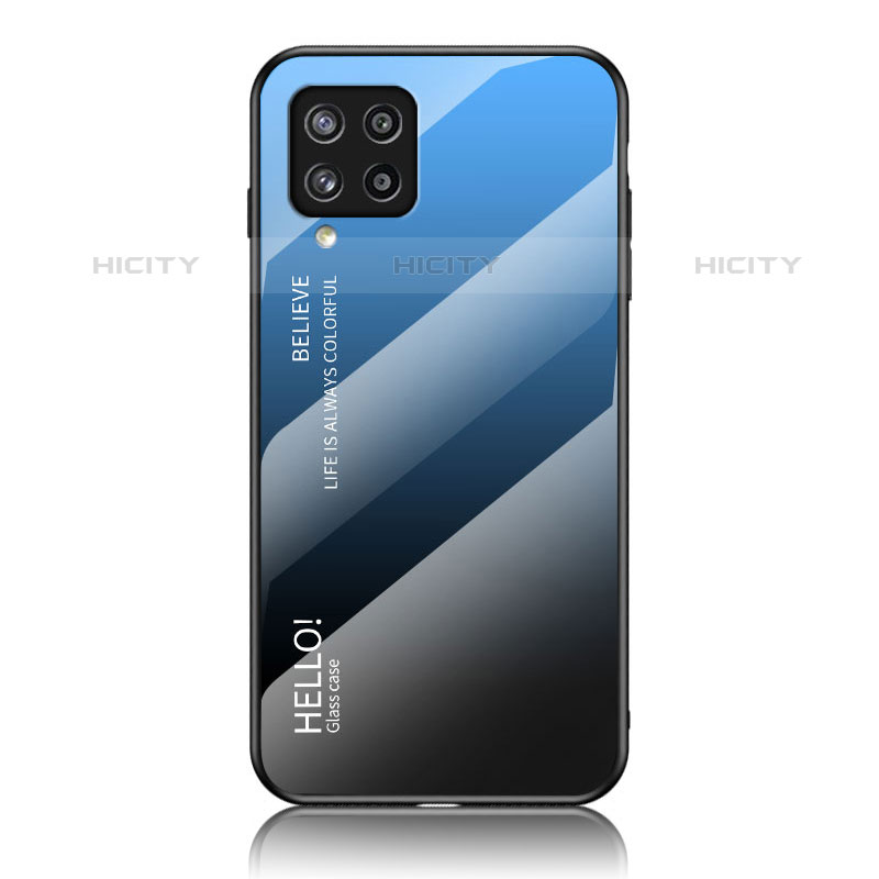 Coque Rebord Contour Silicone et Vitre Miroir Housse Etui Degrade Arc en Ciel LS1 pour Samsung Galaxy M42 5G Plus