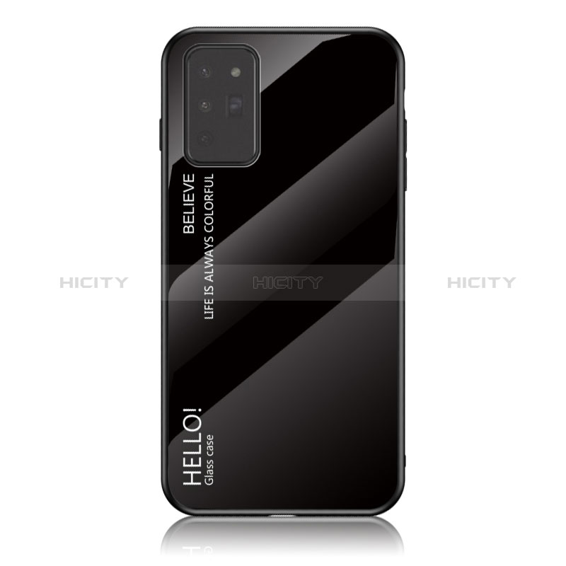 Coque Rebord Contour Silicone et Vitre Miroir Housse Etui Degrade Arc en Ciel LS1 pour Samsung Galaxy Note 20 5G Plus