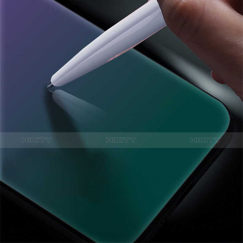 Coque Rebord Contour Silicone et Vitre Miroir Housse Etui Degrade Arc en Ciel pour Samsung Galaxy S10 Plus