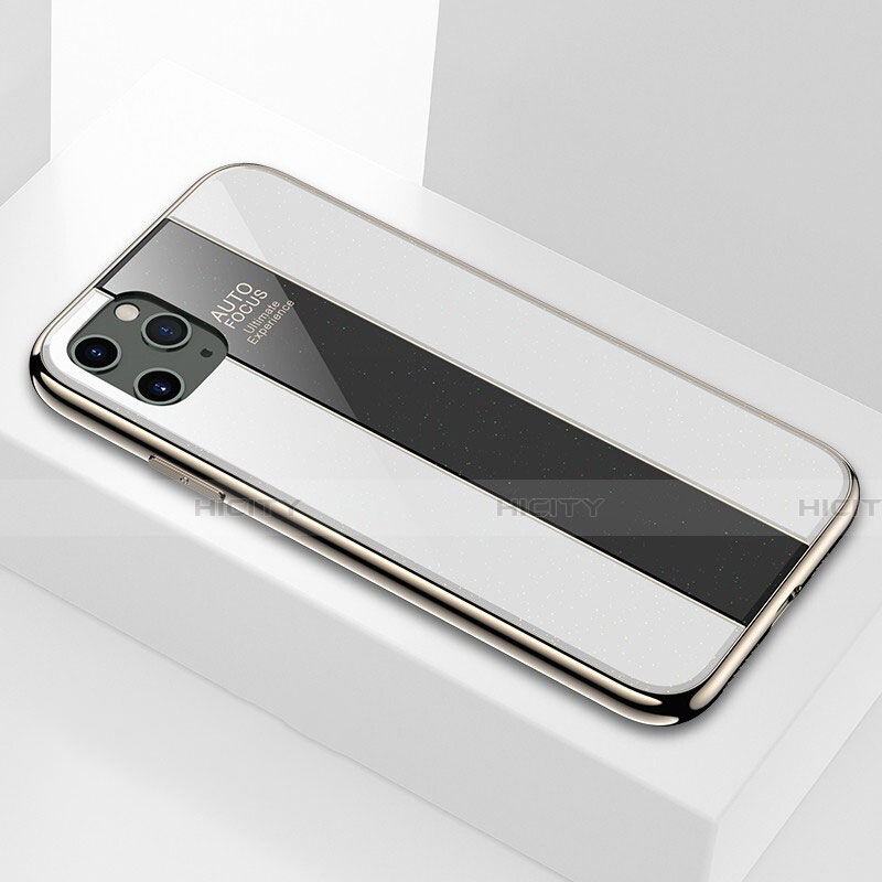 Coque Rebord Contour Silicone et Vitre Miroir Housse Etui F01 pour Apple iPhone 11 Pro Plus