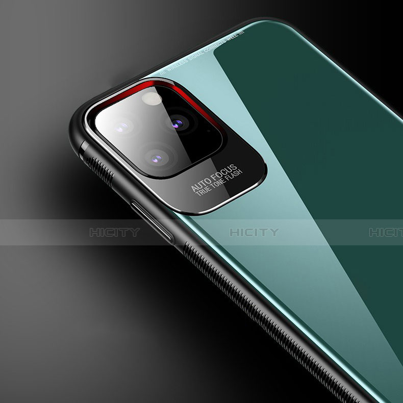 Coque Rebord Contour Silicone et Vitre Miroir Housse Etui G02 pour Apple iPhone 11 Pro Plus