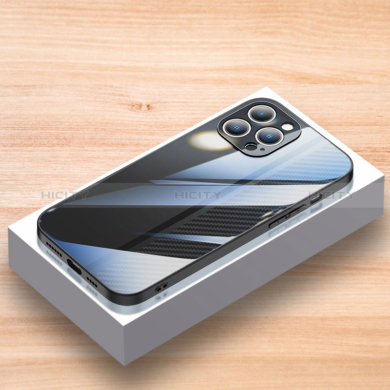 Coque Rebord Contour Silicone et Vitre Miroir Housse Etui JL1 pour Apple iPhone 13 Pro Max Plus