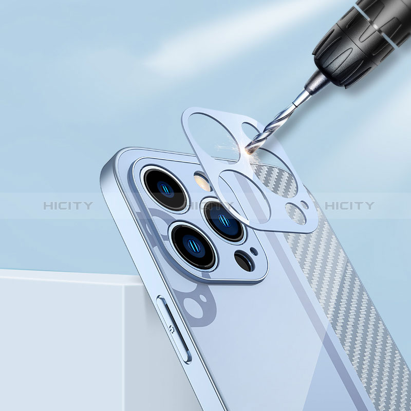 Coque Rebord Contour Silicone et Vitre Miroir Housse Etui JL1 pour Apple iPhone 13 Pro Plus