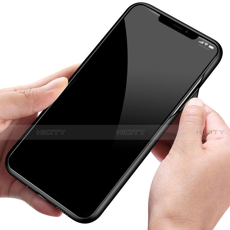 Coque Rebord Contour Silicone et Vitre Miroir Housse Etui M01 pour Apple iPhone 13 Pro Max Plus