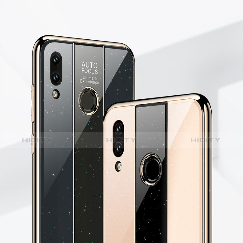 Coque Rebord Contour Silicone et Vitre Miroir Housse Etui M01 pour Huawei P Smart (2019) Plus